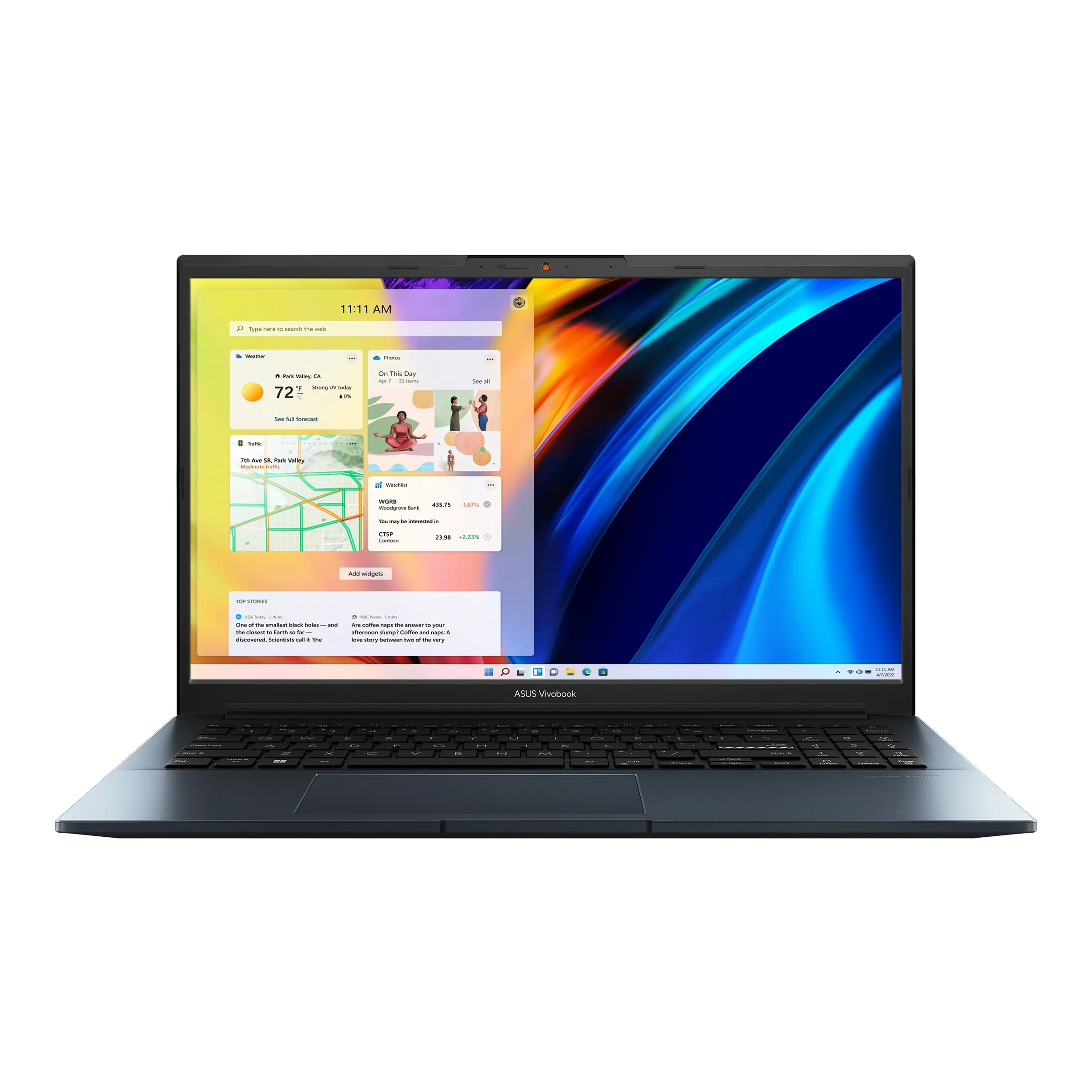 Asus Vivobook Pro 15 M6500QC-HN165WS Laptop (Quiet Blue) | 15.6” FHD (1920 x 1080) | Ryzen 5 5600H | 16GB RAM | 512GB SSD | RTX 3050 | Windows 11 Home | MS Office Home & Student 2021 | Asus BP1504 Casual Backpack - Image 2
