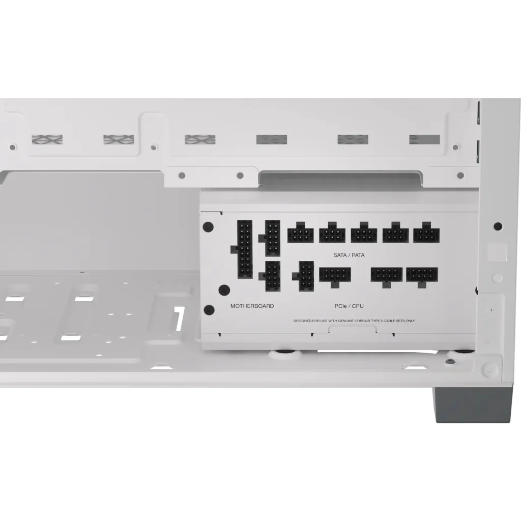 Corsair RMx RM1200x Shift 1200W ATX 80 Plus Gold Fully-Modular ATX Power Supply (White) - Image 4