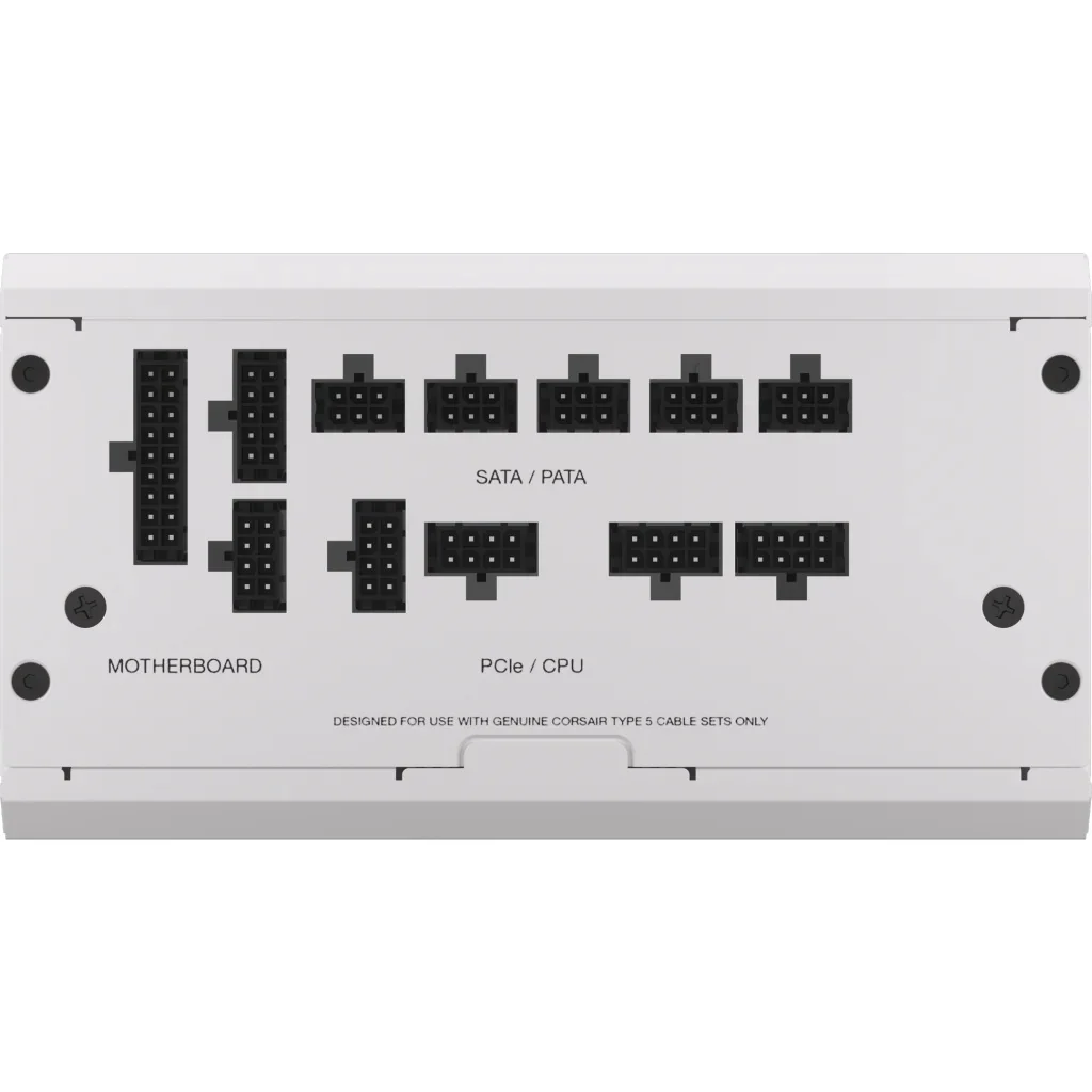 Corsair RMx RM1200x Shift 1200W ATX 80 Plus Gold Fully-Modular ATX Power Supply (White) - Image 6
