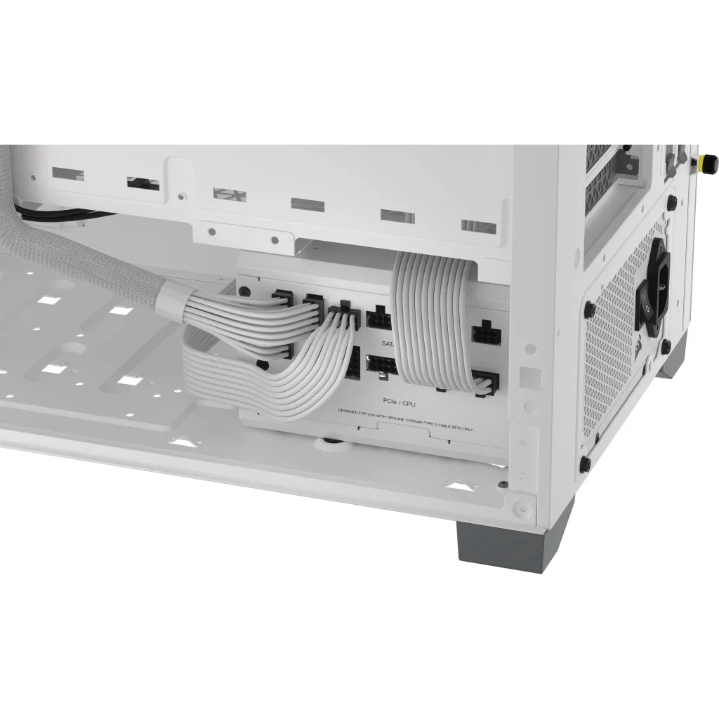 Corsair RMx RM1200x Shift 1200W ATX 80 Plus Gold Fully-Modular ATX Power Supply (White) - Image 7