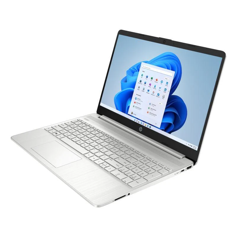 HP 15S-FQ4069TU Laptop (Natural Silver) | 15.6" FHD (1920 x 1080) | i7-1195G7 | 16GB RAM | 512GB SSD | Intel Iris Xe Graphics | Windows 11 | MS Office Home & Student 2021 | HP Prelude 15.6”  Topload Bag - Image 3