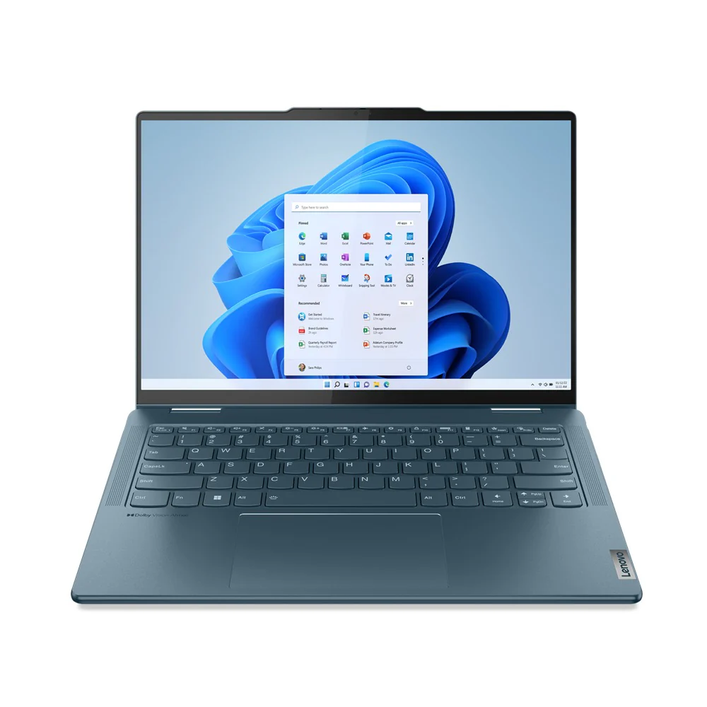 Lenovo Yoga 7 14IRL8 82YL0039PH 14" WUXGA OLED Laptop (Tidal Teal) | 14” (1920x1200) | i7 1360P | 16GB RAM | 512GB SSD | Intel Iris Xe Graphics | Windows 11 Home | MS Office Home & Student 2021 | Yoga Sleeve - Image 2