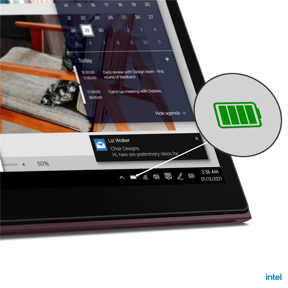 Lenovo Yoga Duet 7 13ITL6 82MA009LPH Laptop (Orchid) | 13" 2K (2160x1350) | i7 1165G7 | 16GB RAM | 1TB SSD | Intel Iris Xe Graphics | Windows 11 Home | MS Office Home & Student 2021 | E-Color Pen | Lenovo Casual Backpack B210 - Image 10