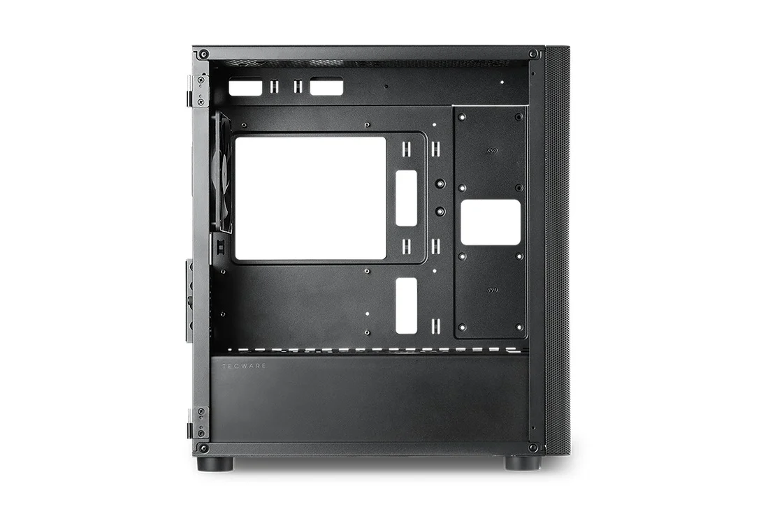 Tecware Flatline High Airflow mATX Case (Black) - Image 4
