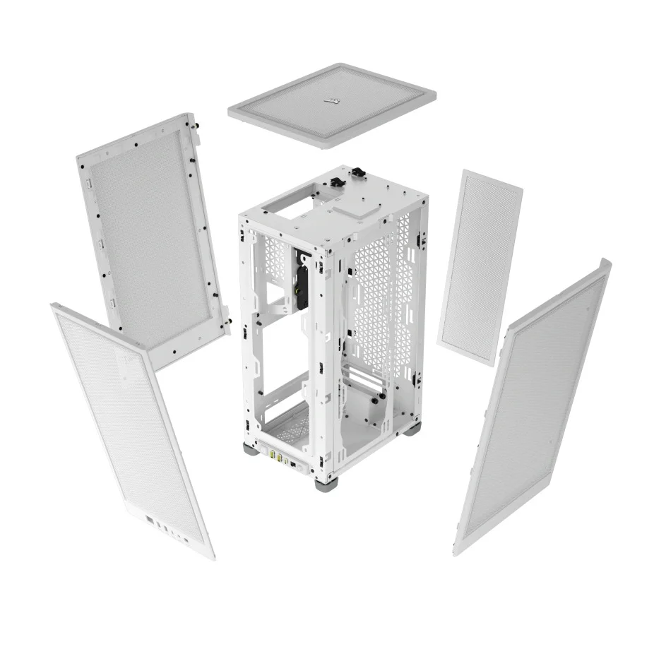 Corsair 2000D Airflow Mini-ITX PC Case (Black, White) - Image 21