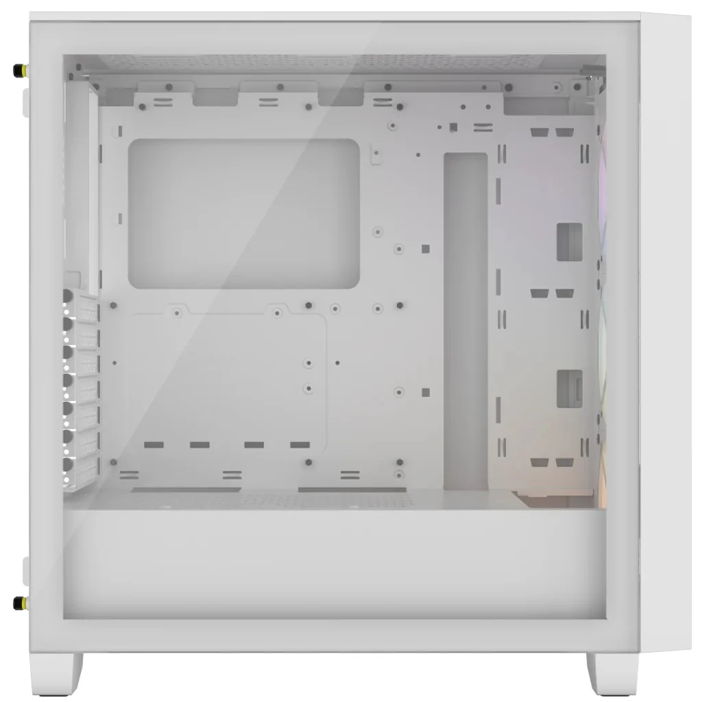 Corsair 3000D RGB Airflow Tempered Glass Mid-Tower ATX PC Case (White) - Image 3