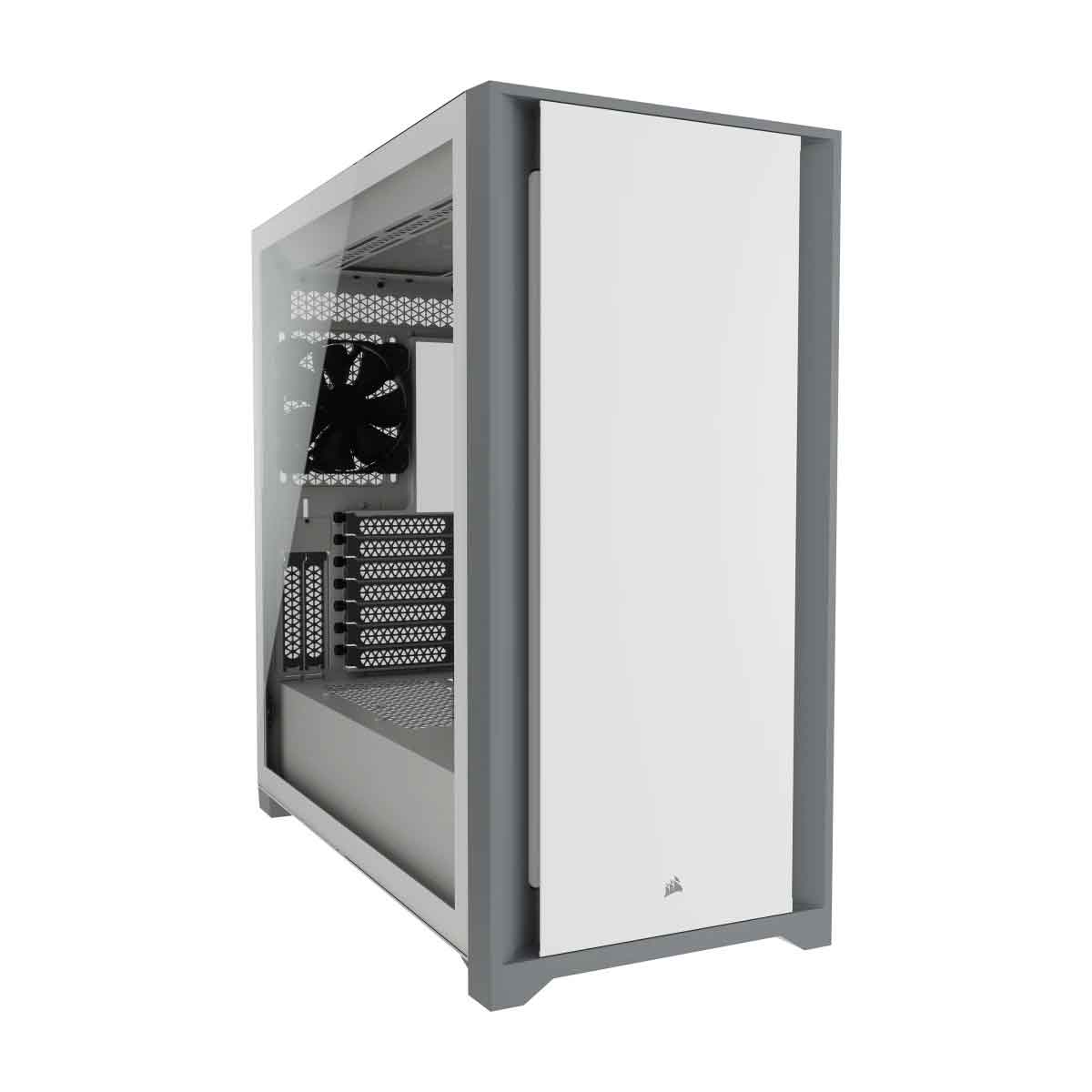 Corsair 5000D Tempered Glass Mid-Tower ATX PC Case (White) (CS-CC-9011209-WW)