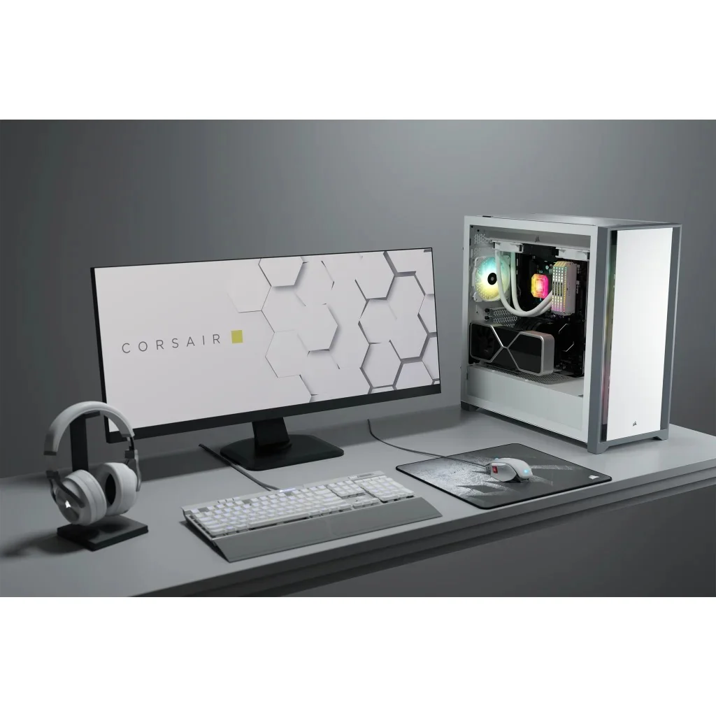 Corsair 5000D Tempered Glass Mid-Tower ATX PC Case (White) (CS-CC-9011209-WW) - Image 12