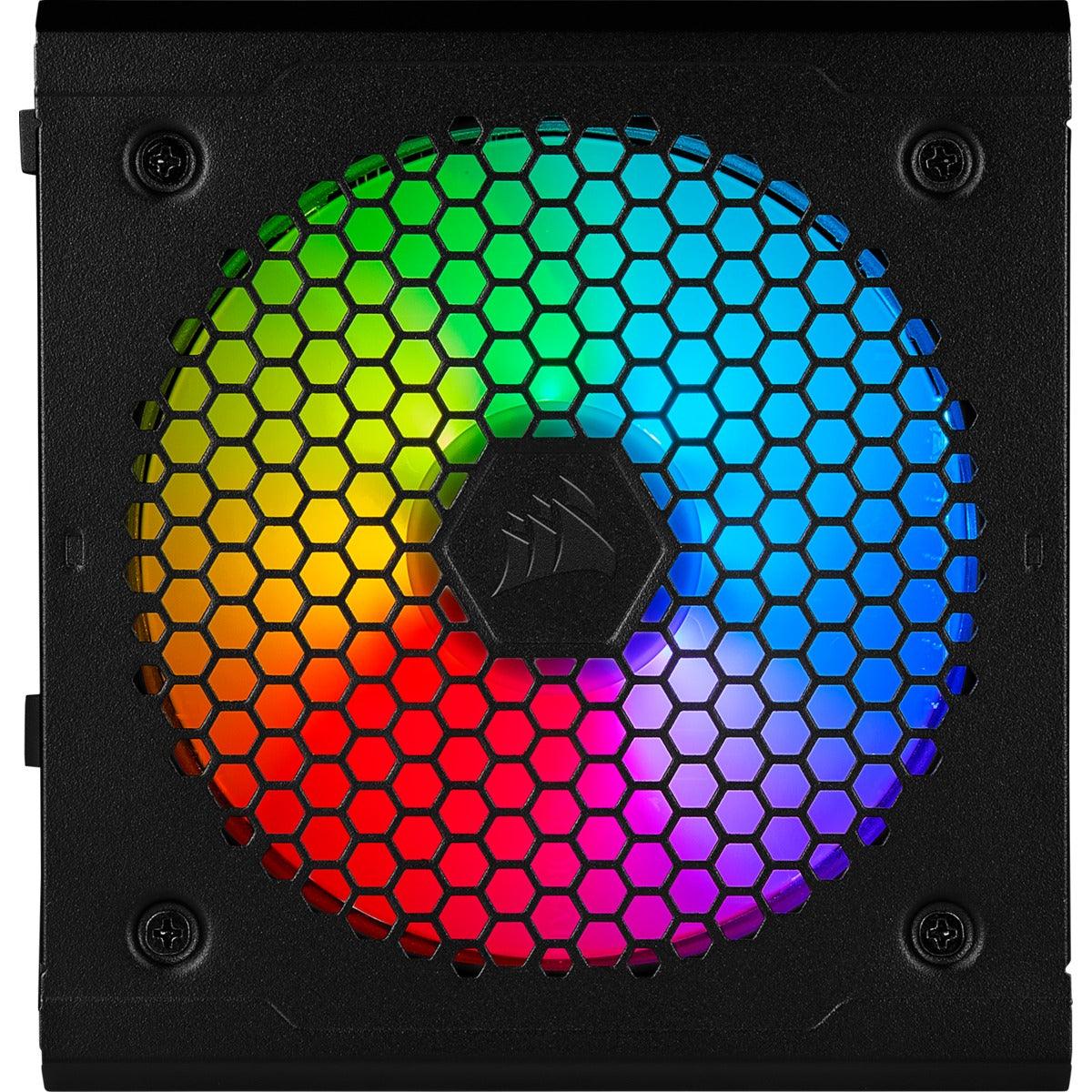 Corsair CX-F RGB Series CX550F RGB ATX Power Supply (Black) - Image 4
