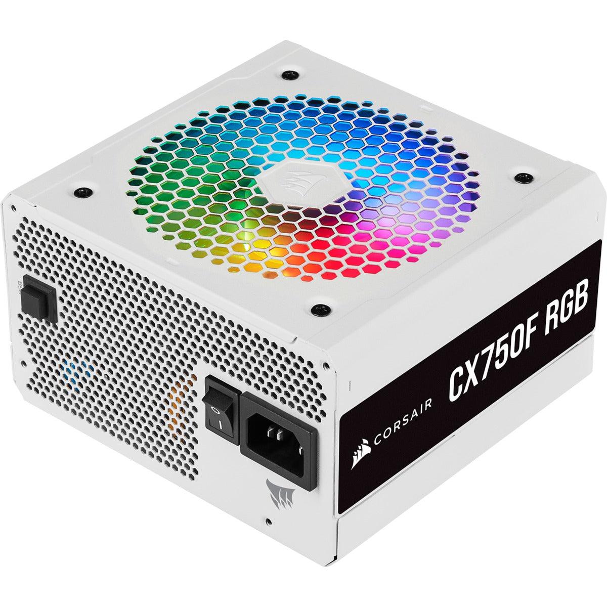 Corsair CX-F RGB Series CX750F RGB ATX Power Supply (White) - Image 3