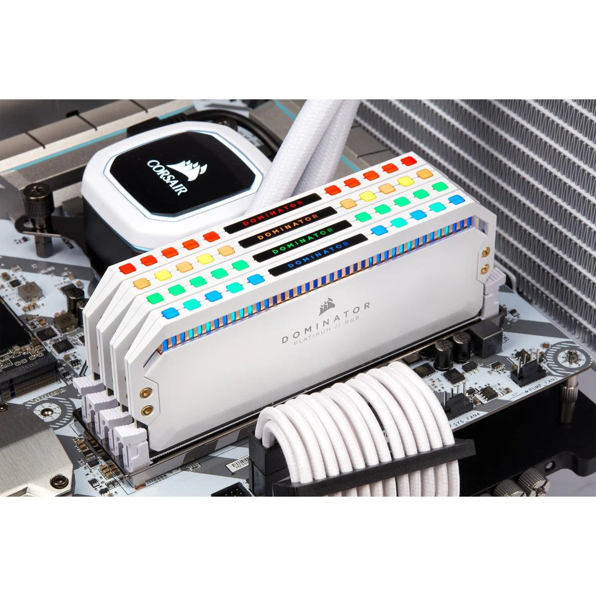 CORSAIR Dominator Platinum RGB 16GB (2 x 8GB) DDR4 DRAM 3200mhz C16 Memory Kit (White) (CMT16GX4M2E3200C16W) - Image 10
