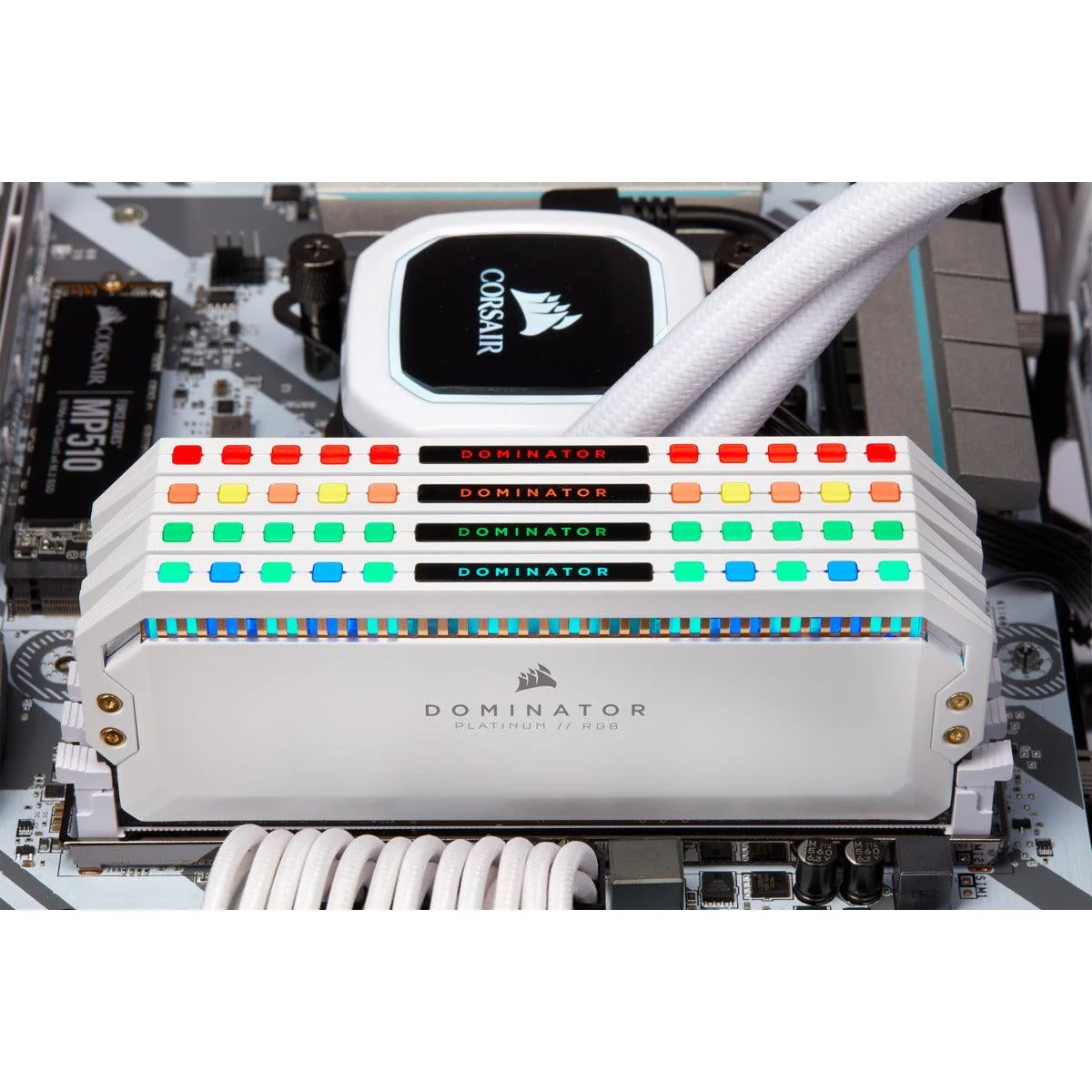 CORSAIR Dominator Platinum RGB 16GB (2 x 8GB) DDR4 DRAM 3200mhz C16 Memory Kit (White) (CMT16GX4M2E3200C16W) - Image 11