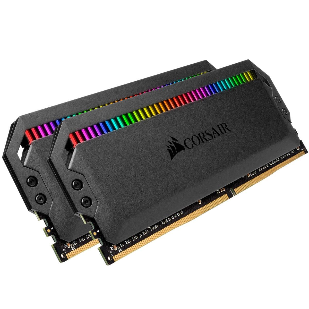 CORSAIR Dominator Platinum RGB 32GB (2 x 16GB) DDR4 DRAM 3200mhz C16 Memory Kit (CMT32GX4M2E3200C16) - Image 2