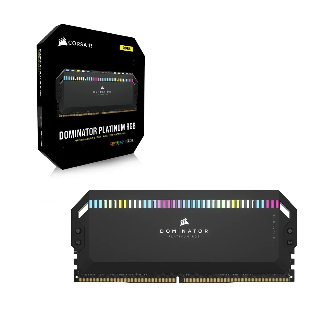 Corsair Dominator Platinum RGB 32GB (2x16GB) DDR5 DRAM 7200MHz CL34 Memory Kit (Black) (CMT32GX5M2X7200C34) - Image 13