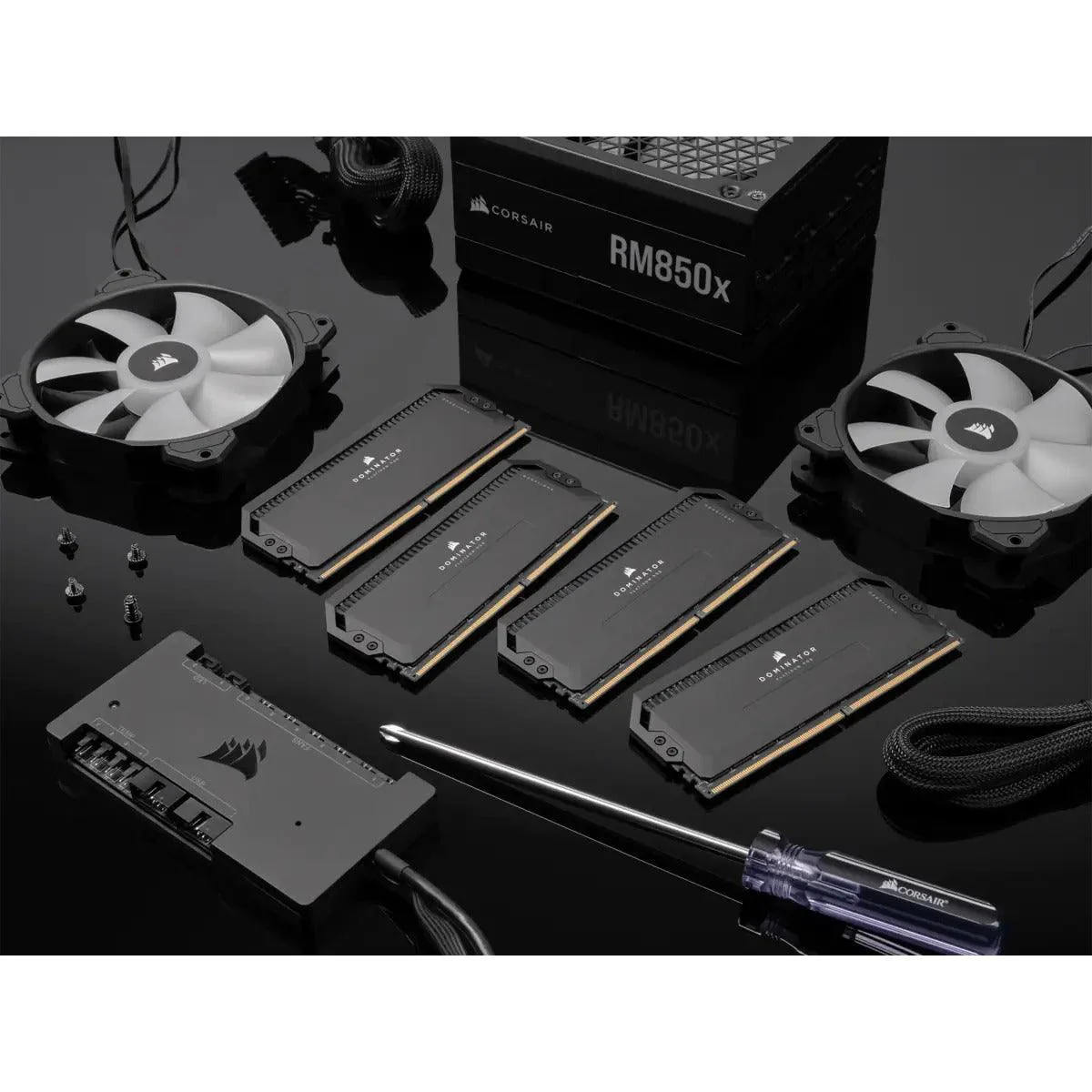 CORSAIR Dominator Platinum RGB 64GB (2x32GB) DDR5 DRAM 6600MHZ C32 Memory Kit (Black) (CMT64GX5M2B6600C32) - Image 5