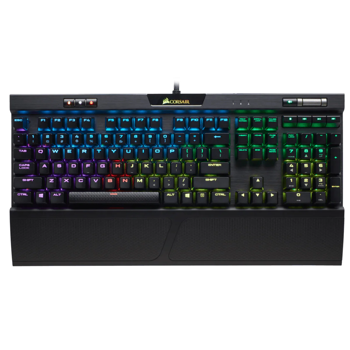 CORSAIR GAMING K70 RGB MK.2 MECHANICAL GAMING KEYBOARD (CHERRY MX BLUE) - Image 8