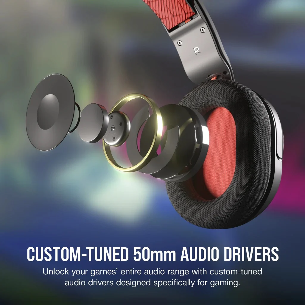 Corsair HS35 Surround V2 Multiplatform Wired Gaming Headset (Carbon) - Image 4