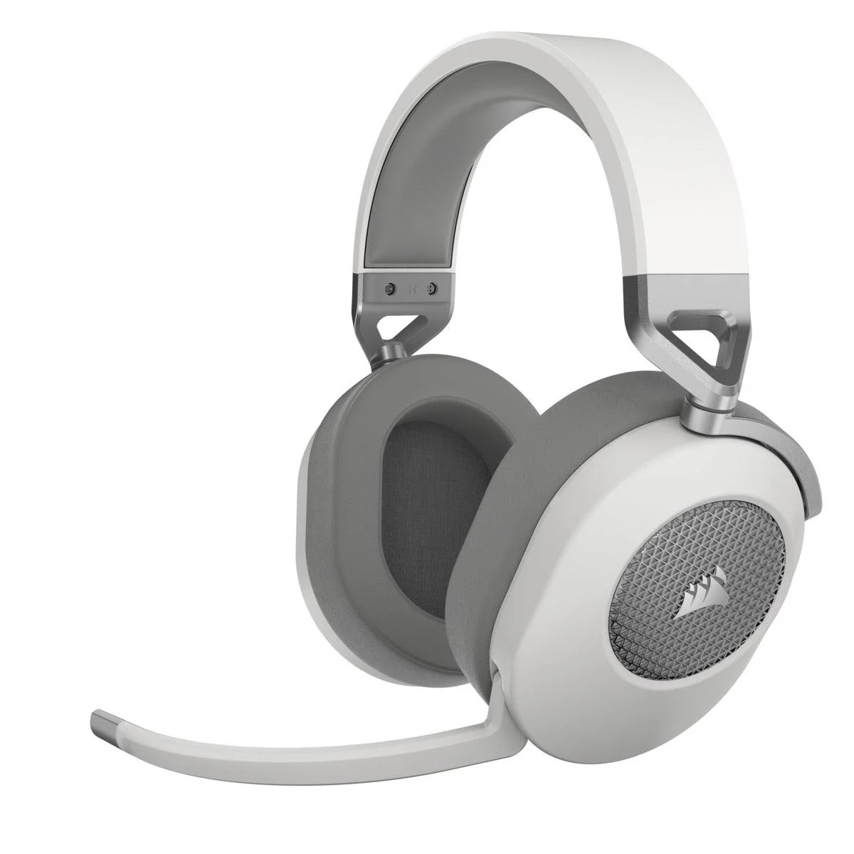 Corsair HS65 Wireless 2.4GHZ/BT 5.2/Dolby Audio 7.1 Lightweight Gaming Headset For PC/ Mac/ PS4/ PS5 (White) - Image 3