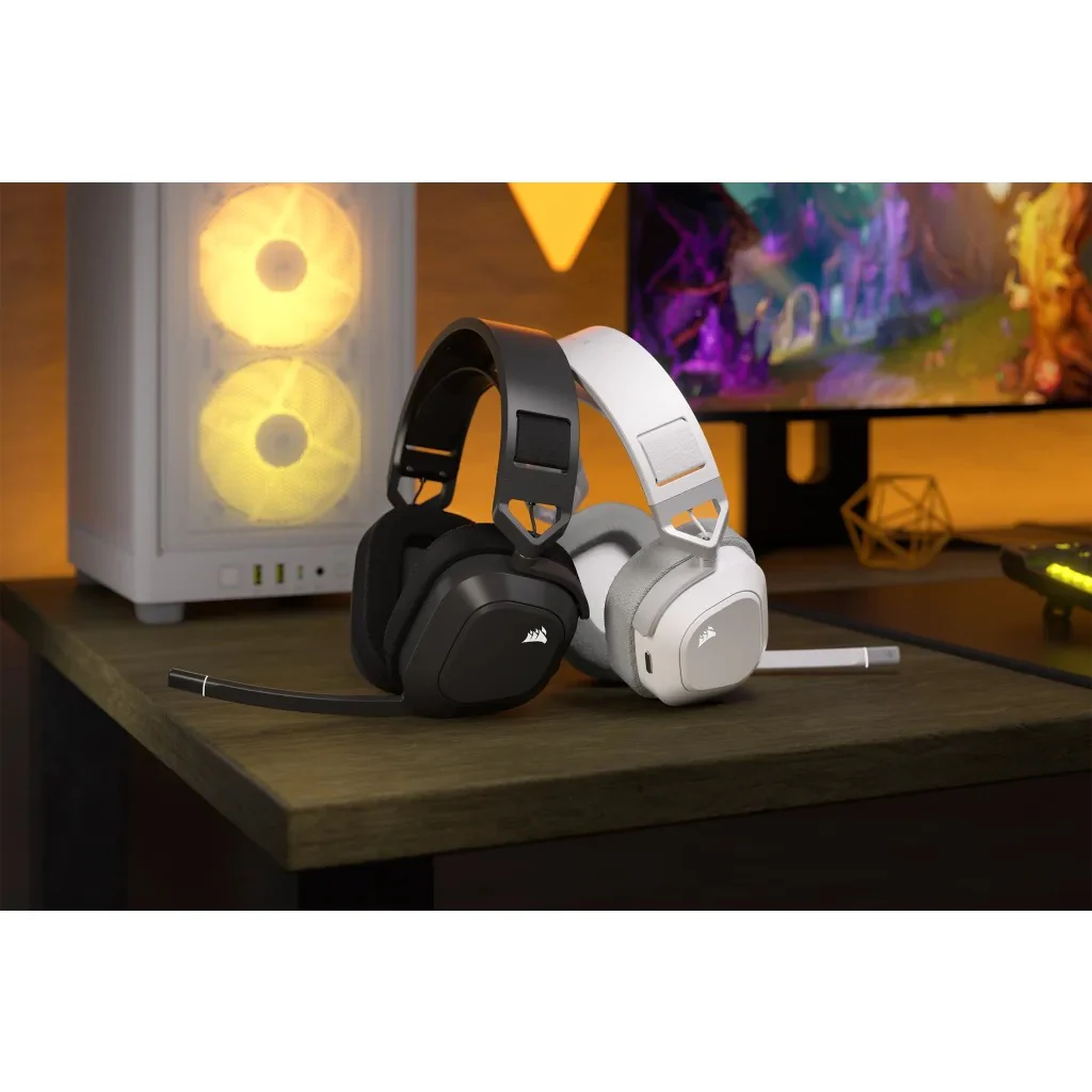 Corsair HS80 MAX Premium Wireless RGB Gaming Headset (Steel Grey) - Image 16