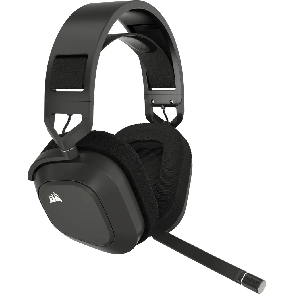 Corsair HS80 MAX Premium Wireless RGB Gaming Headset (Steel Grey) - Image 4