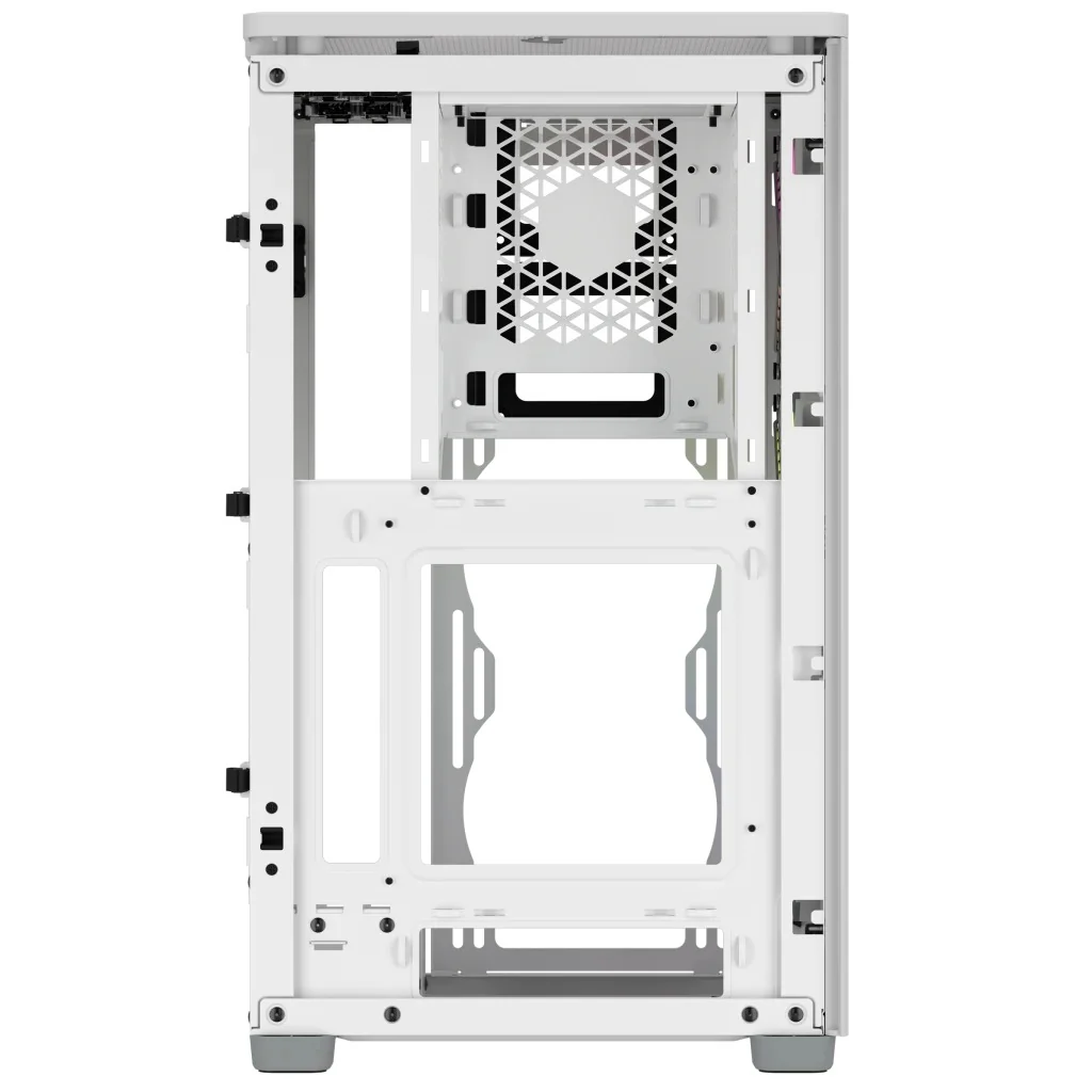 Corsair iCue 2000D RGB Airflow Mini-ITX PC Case (White) - Image 11