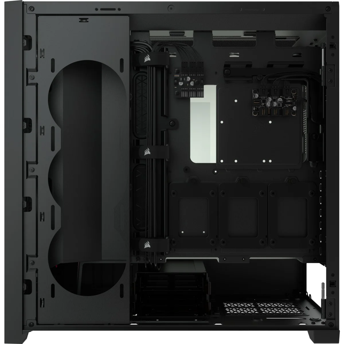 Corsair iCUE 5000X RGB Tempered Glass Mid-Tower ATX PC Smart Case (Black) - Image 6