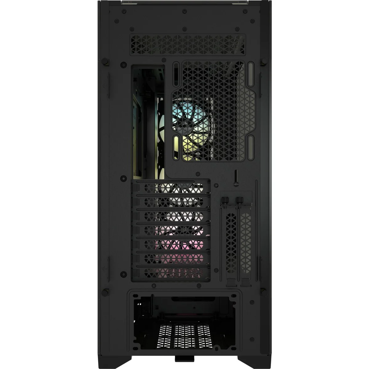 Corsair iCUE 5000X RGB Tempered Glass Mid-Tower ATX PC Smart Case (Black) - Image 8