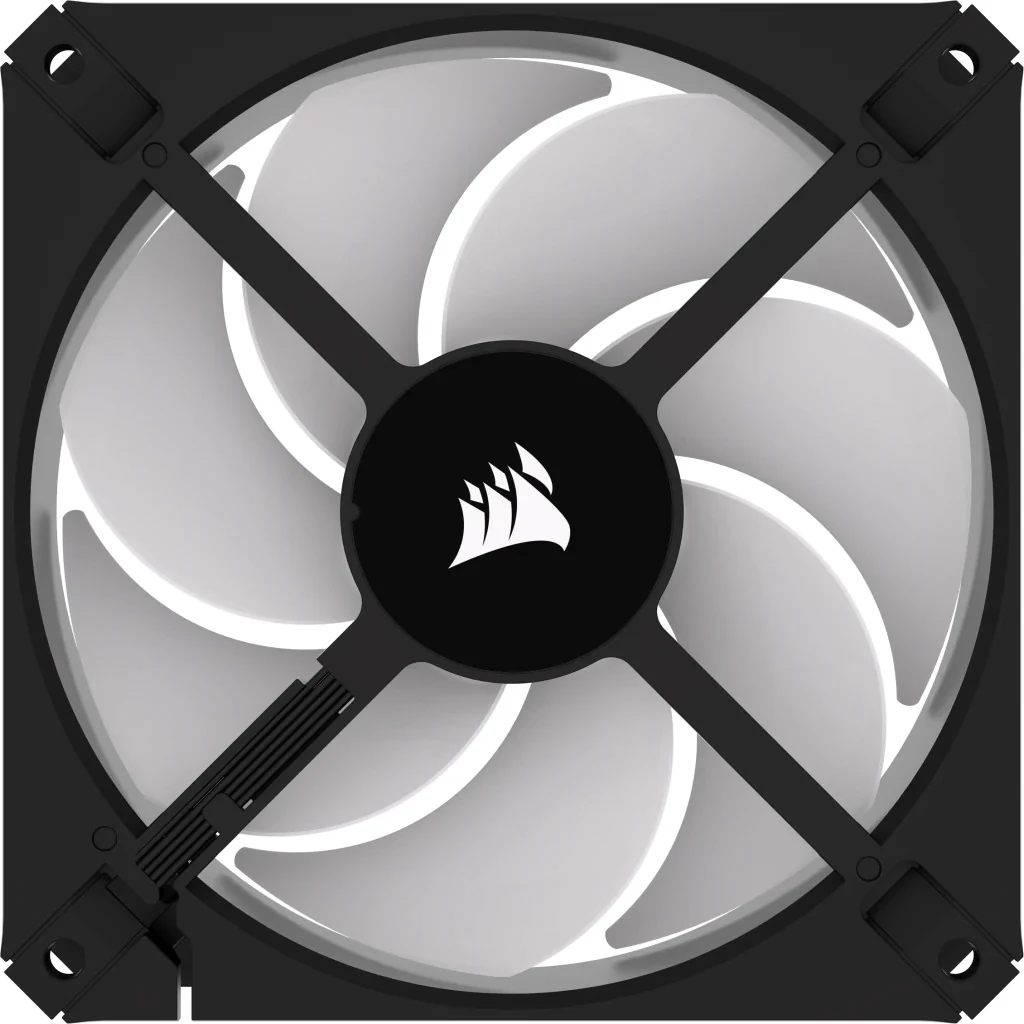 Corsair iCUE AR120 Digital RGB 120mm PWM Fan (Black) (Triple Pack) - Image 5