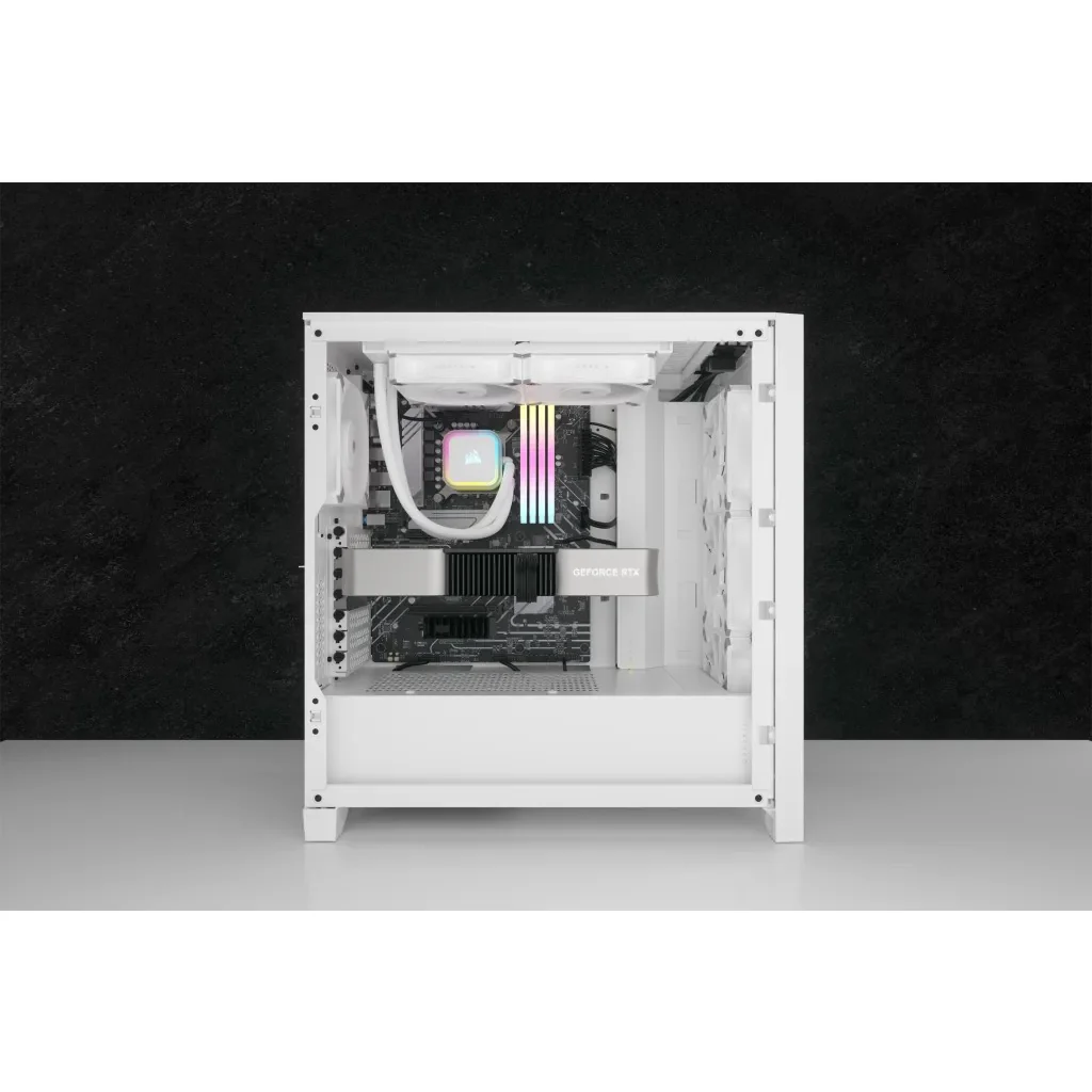 Corsair iCUE H100i RGB Elite 240mm Liquid CPU Cooler (White) - Image 13