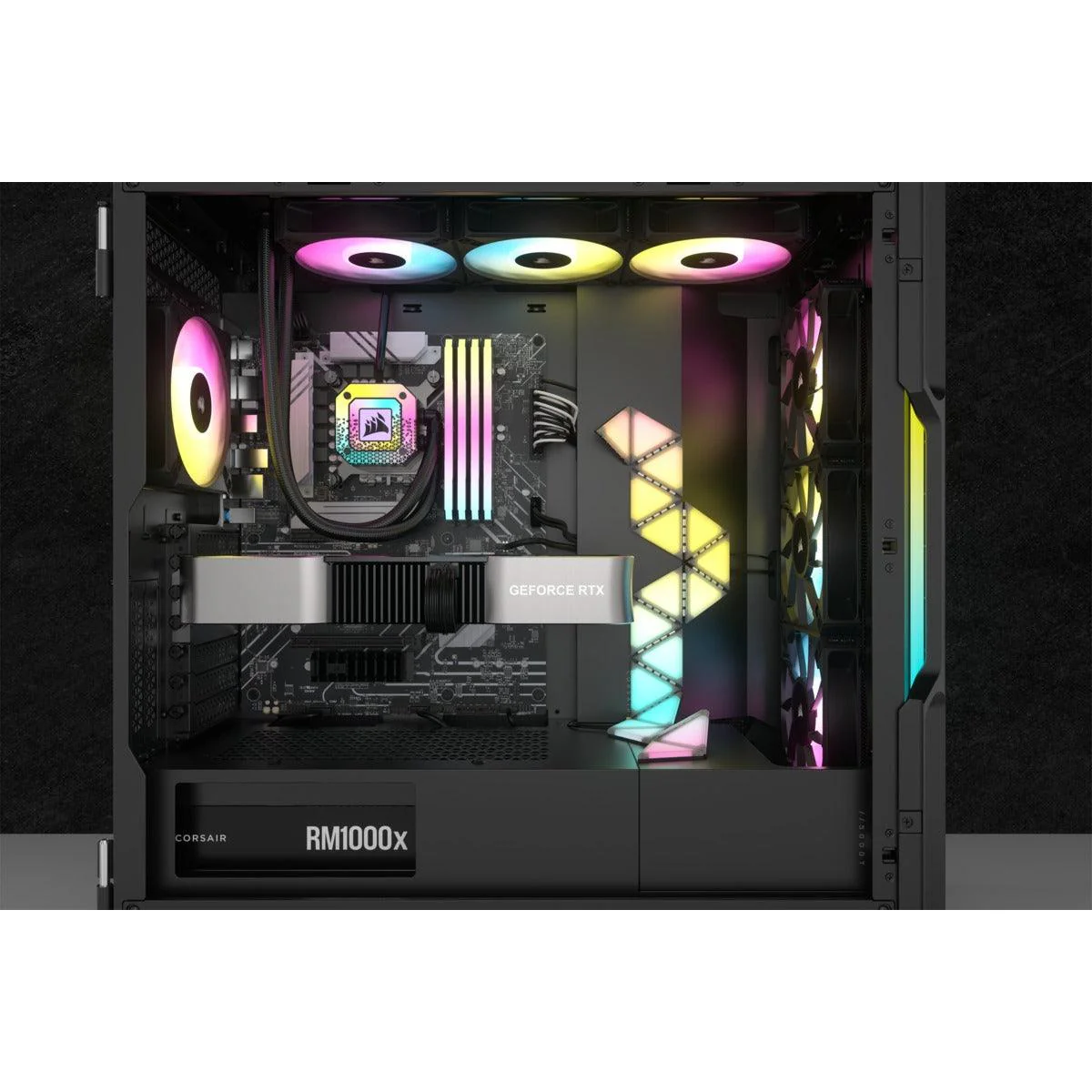 Corsair iCue H150i Elite Capellix XT Extreme Performance 360MM RGB Liquid CPU Cooler (Black) - Image 7