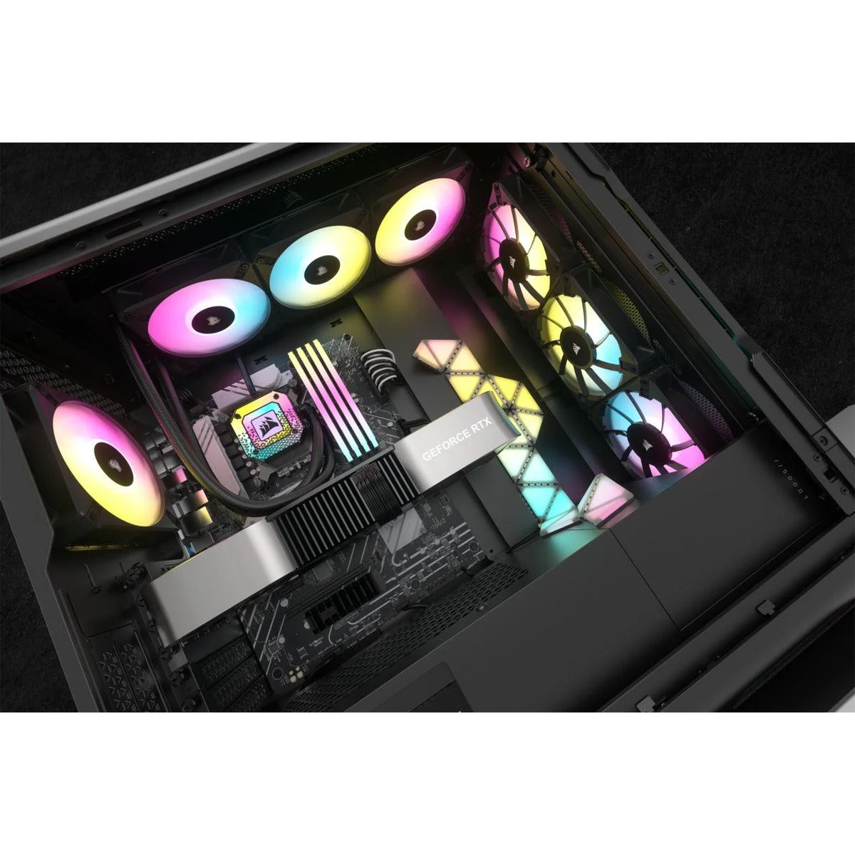 Corsair iCue H150i Elite Capellix XT Extreme Performance 360MM RGB Liquid CPU Cooler (Black) - Image 9