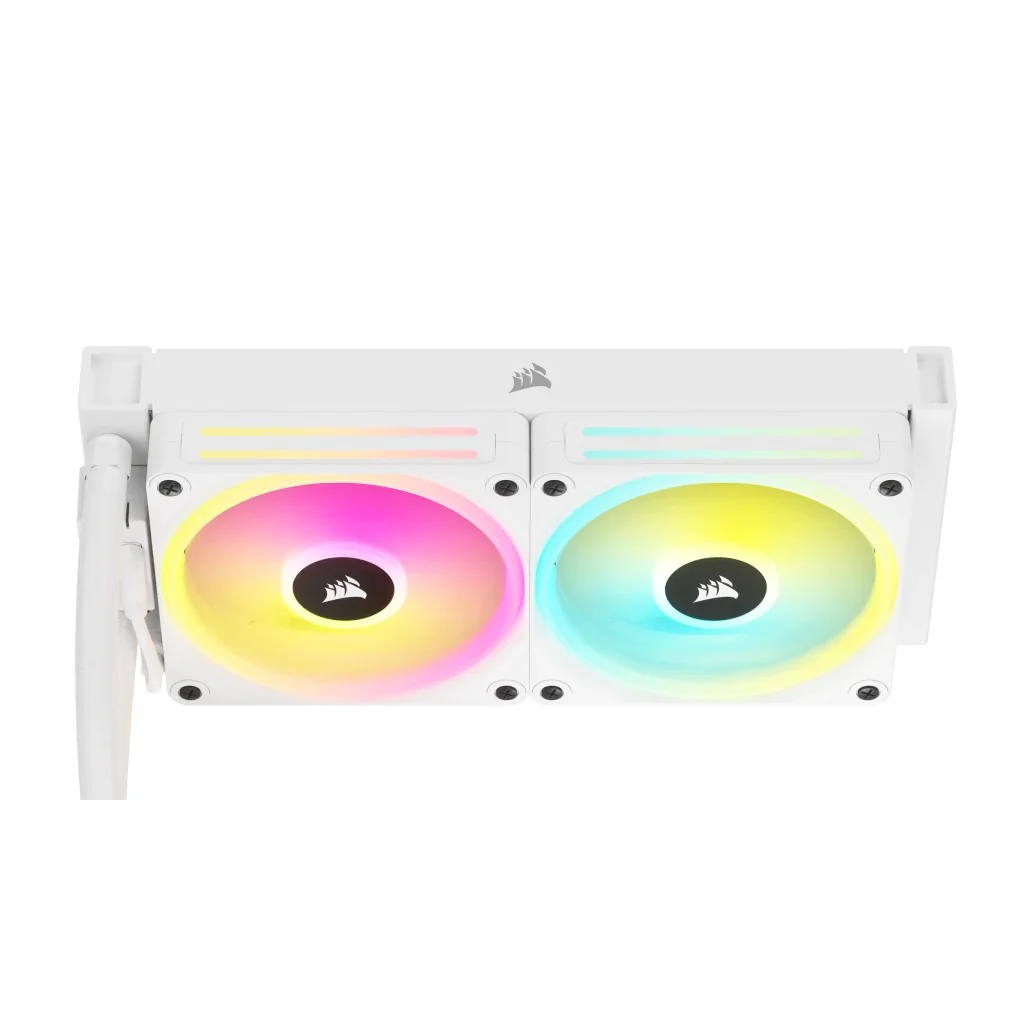 Corsair iCUE Link H100i RGB 240MM Liquid CPU Cooler (White) - Image 5