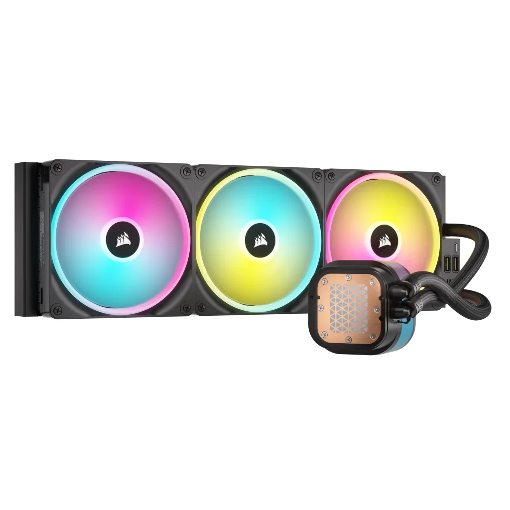 Corsair Icue Link H170i RGB 420mm AIO Liquid CPU Cooler - Image 2