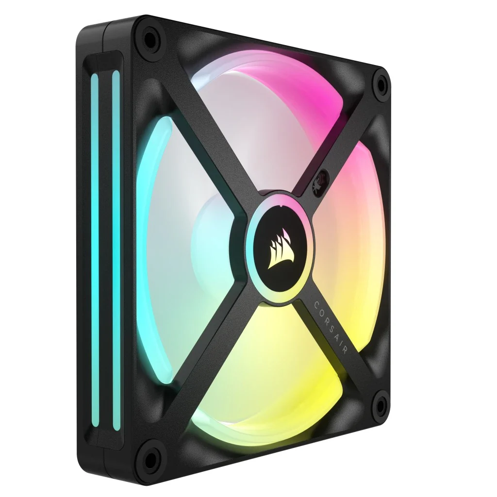 Corsair iCUE Link QX140 RGB 140mm PWM PC Fan Expansion Kit (Black) (Single Pack) - Image 3