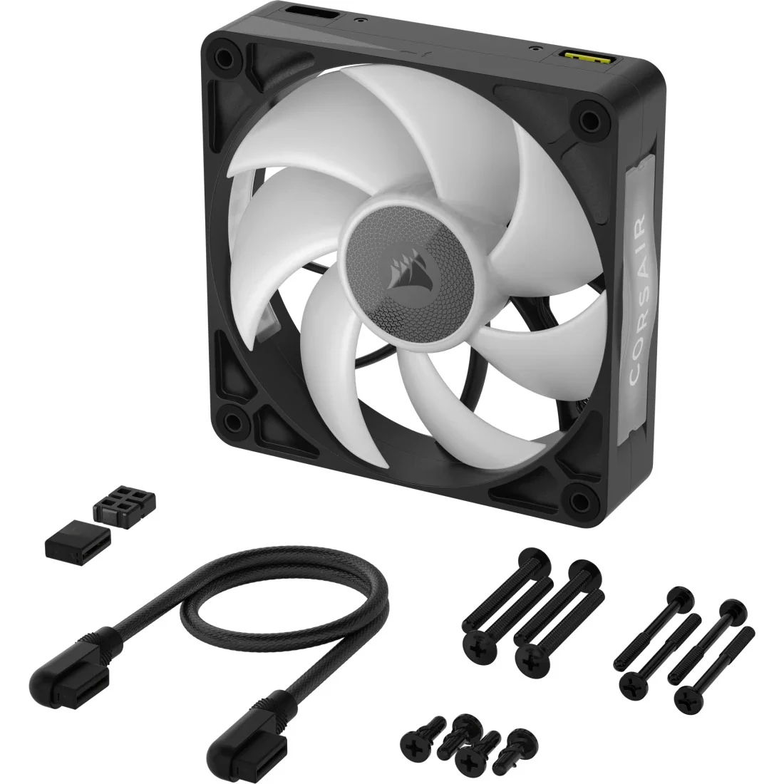 Corsair iCUE Link RX120 MAX RGB 120mm PWM Thick Fan Expansion - Single Pack (Black) (CO-9051033-WW) - Image 7
