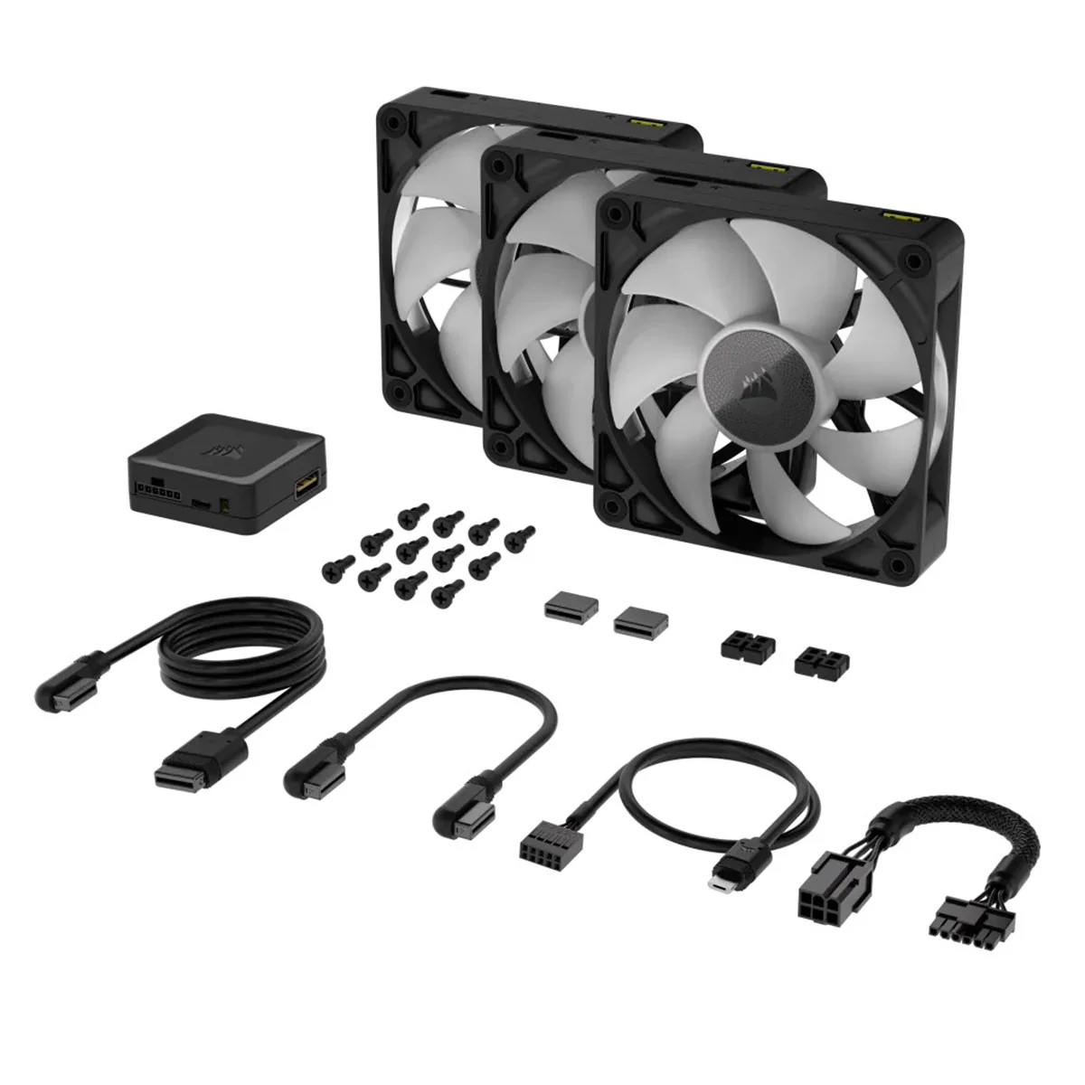 Corsair ICUE Link RX120 RGB 120MM PWM Fan Triple Starter Kit (Black) - Image 2