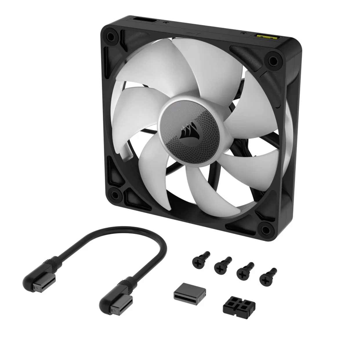 Corsair ICUE Link RX140 RGB 140MM PWM Single Fan Expansion (Black, White) - Image 3
