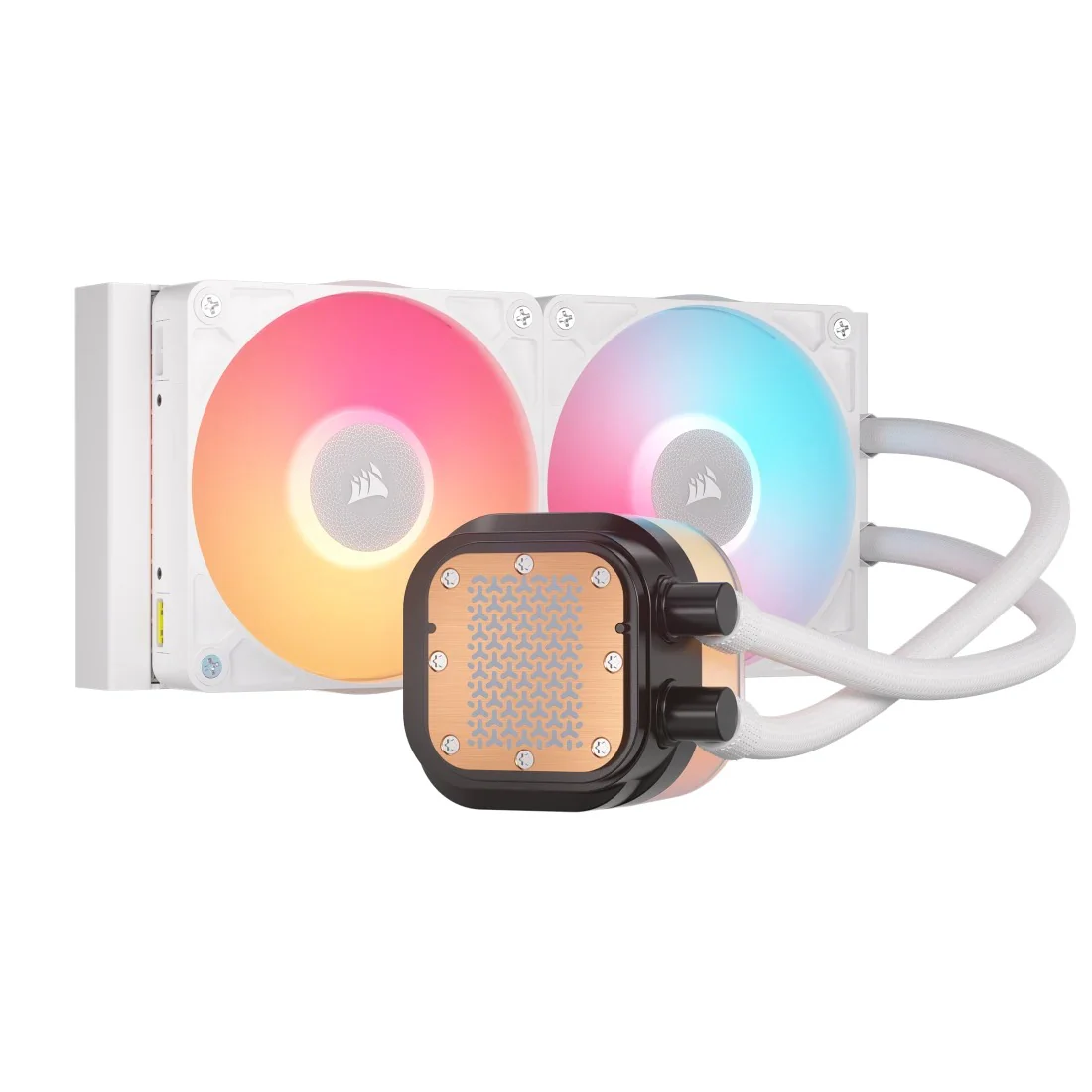 Corsair iCue Link Titan 240 RX LCD Liquid CPU Cooler (White) (CW-9061025-WW) - Image 2