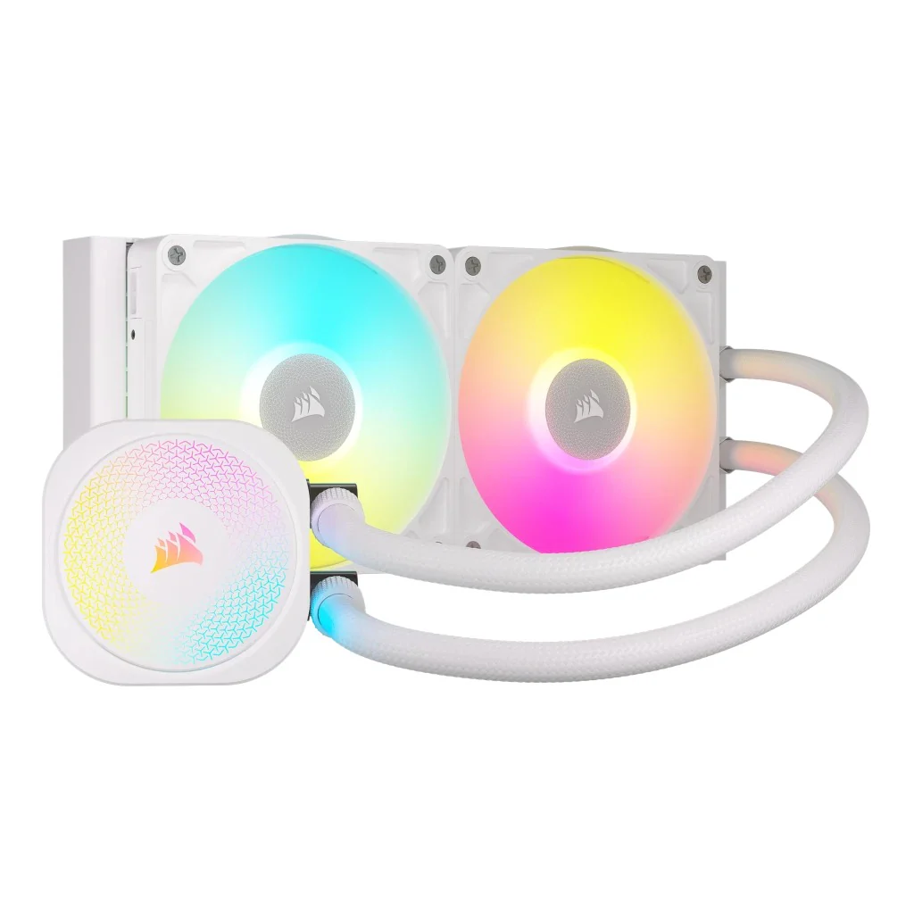 Corsair iCUE LINK TITAN 240 RX RGB AIO Liquid CPU Cooler (Black, White) - Image 9