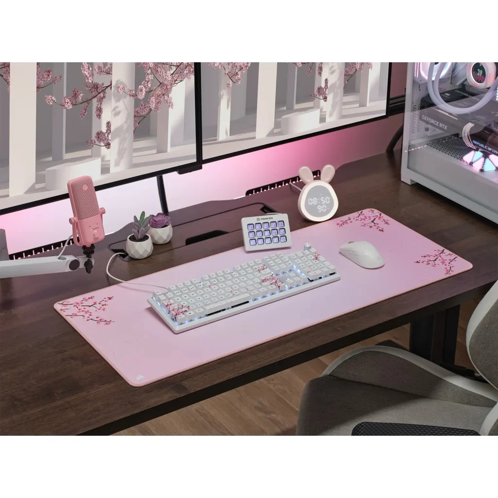Corsair K70 Core SE RGB Mechanical Gaming Keyboard Cherry Blossom (MLX Red Pre-Lubed Mechanical Switches) (CH-9109C1E-NA) - Image 11