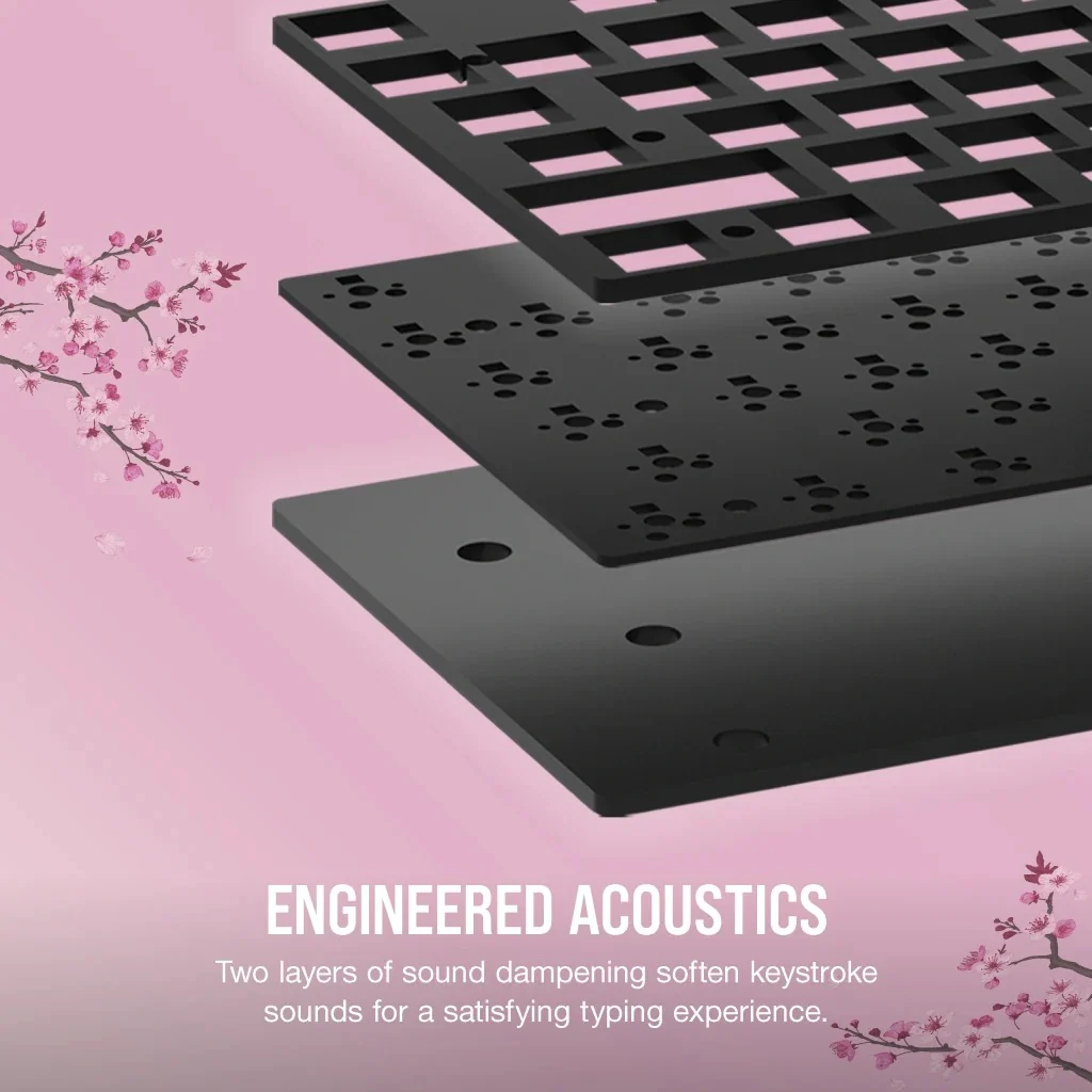 Corsair K70 Core SE RGB Mechanical Gaming Keyboard Cherry Blossom (MLX Red Pre-Lubed Mechanical Switches) (CH-9109C1E-NA) - Image 18