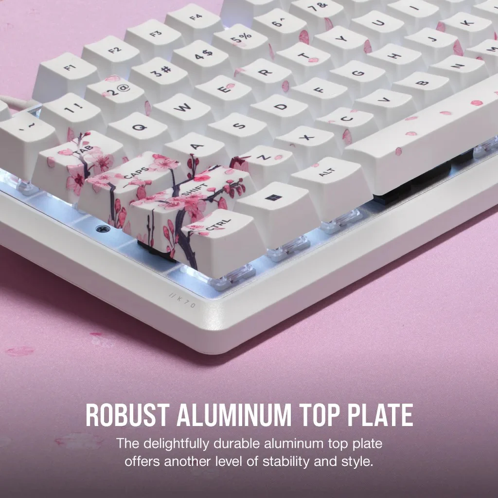Corsair K70 Core SE RGB Mechanical Gaming Keyboard Cherry Blossom (MLX Red Pre-Lubed Mechanical Switches) (CH-9109C1E-NA) - Image 6