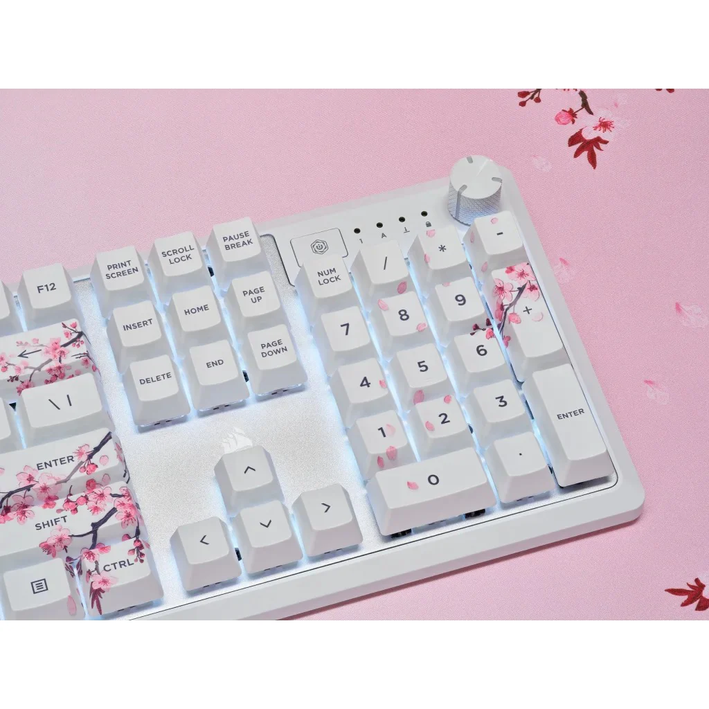 Corsair K70 Core SE RGB Mechanical Gaming Keyboard Cherry Blossom (MLX Red Pre-Lubed Mechanical Switches) (CH-9109C1E-NA) - Image 7