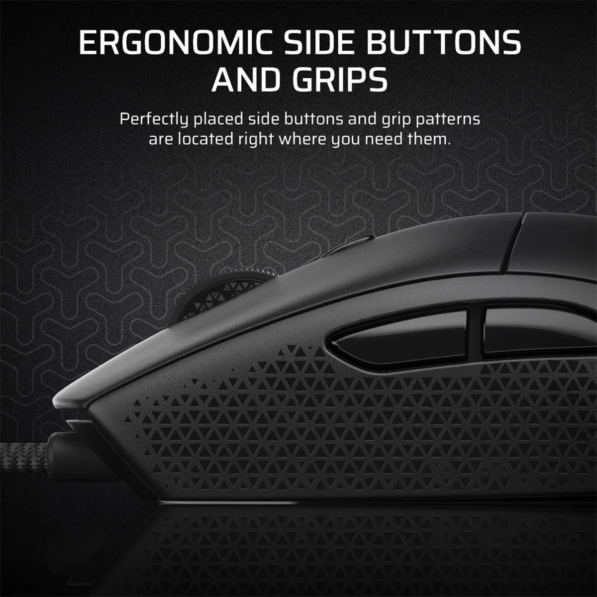 Corsair M55 Lightweight 16000 DPI Wired Gaming Mouse (Black) (CH-930F000-AP) - Image 10