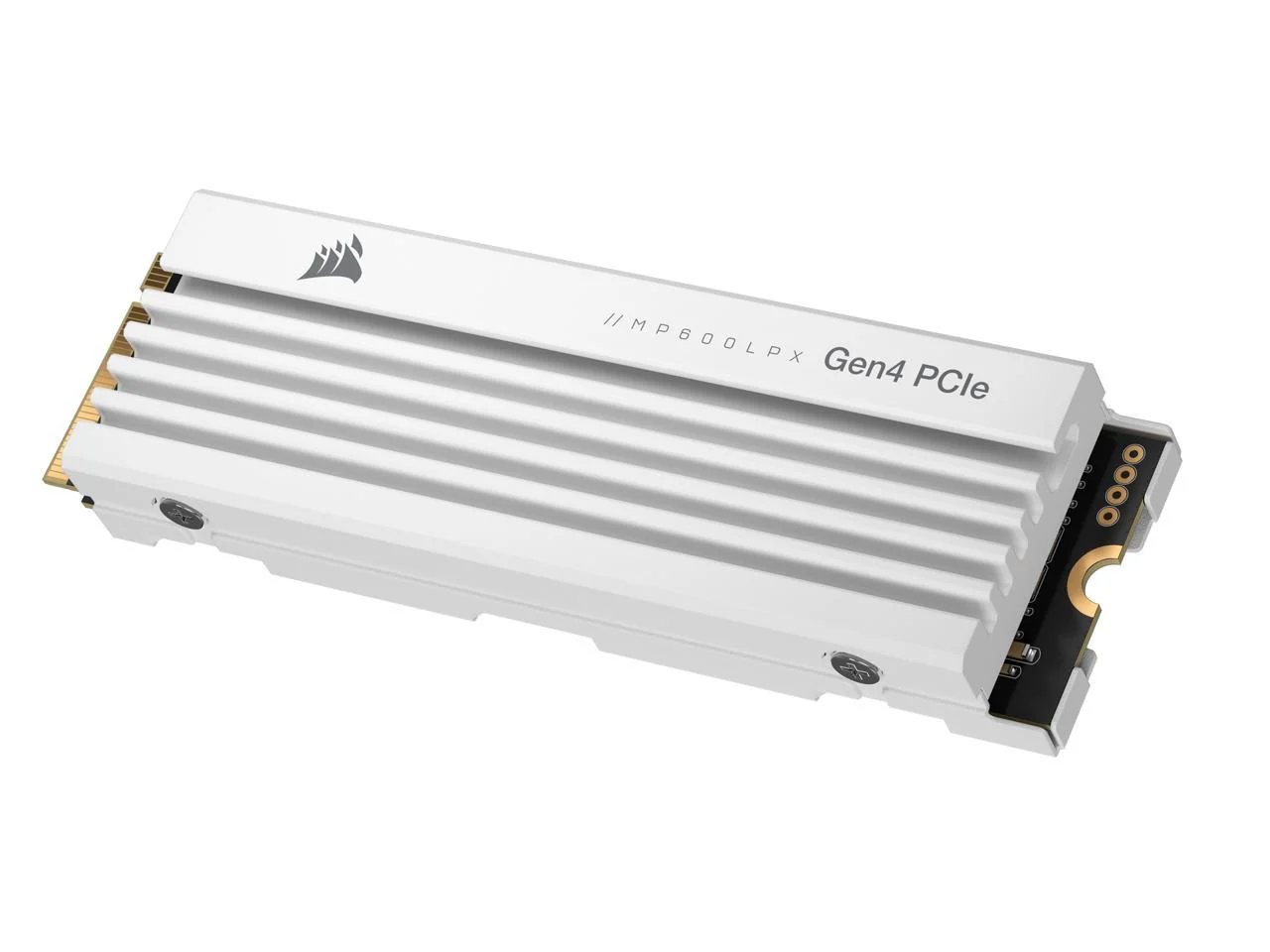 Corsair MP600 Pro LPX 1TB GEN4 PCIE M.2 SSD Compatible With PS5 (White) (CSSD-F1000GBMP600PLPW) - Image 3