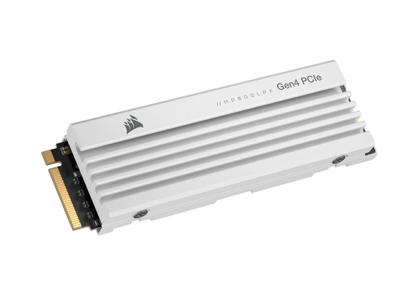 Corsair MP600 Pro LPX 1TB GEN4 PCIE M.2 SSD Compatible With PS5 (White) (CSSD-F1000GBMP600PLPW) - Image 4