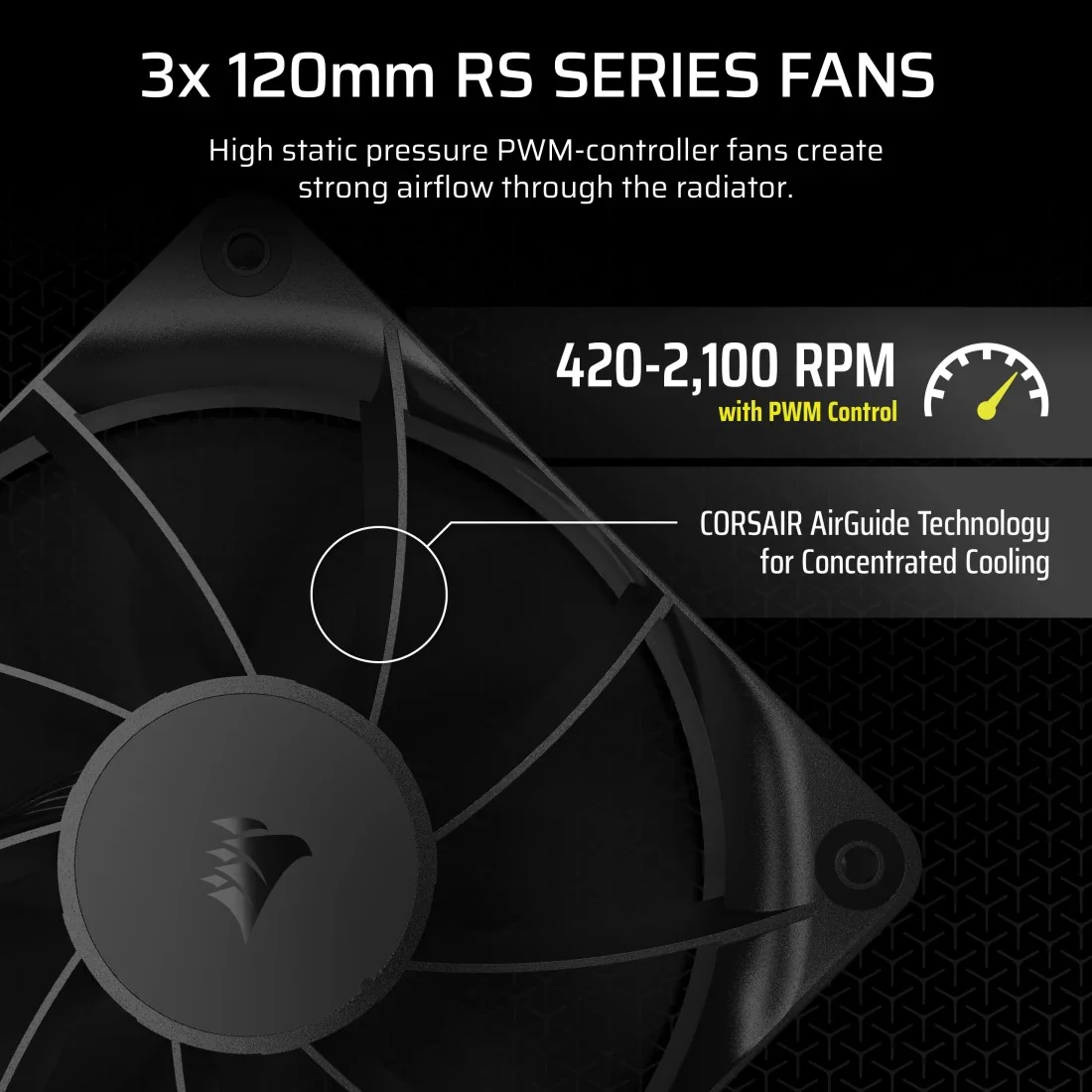 Corsair Nautilus 360 RS Performance 360MM liquid CPU Cooler (Black) (CW-9060089-WW) - Image 4