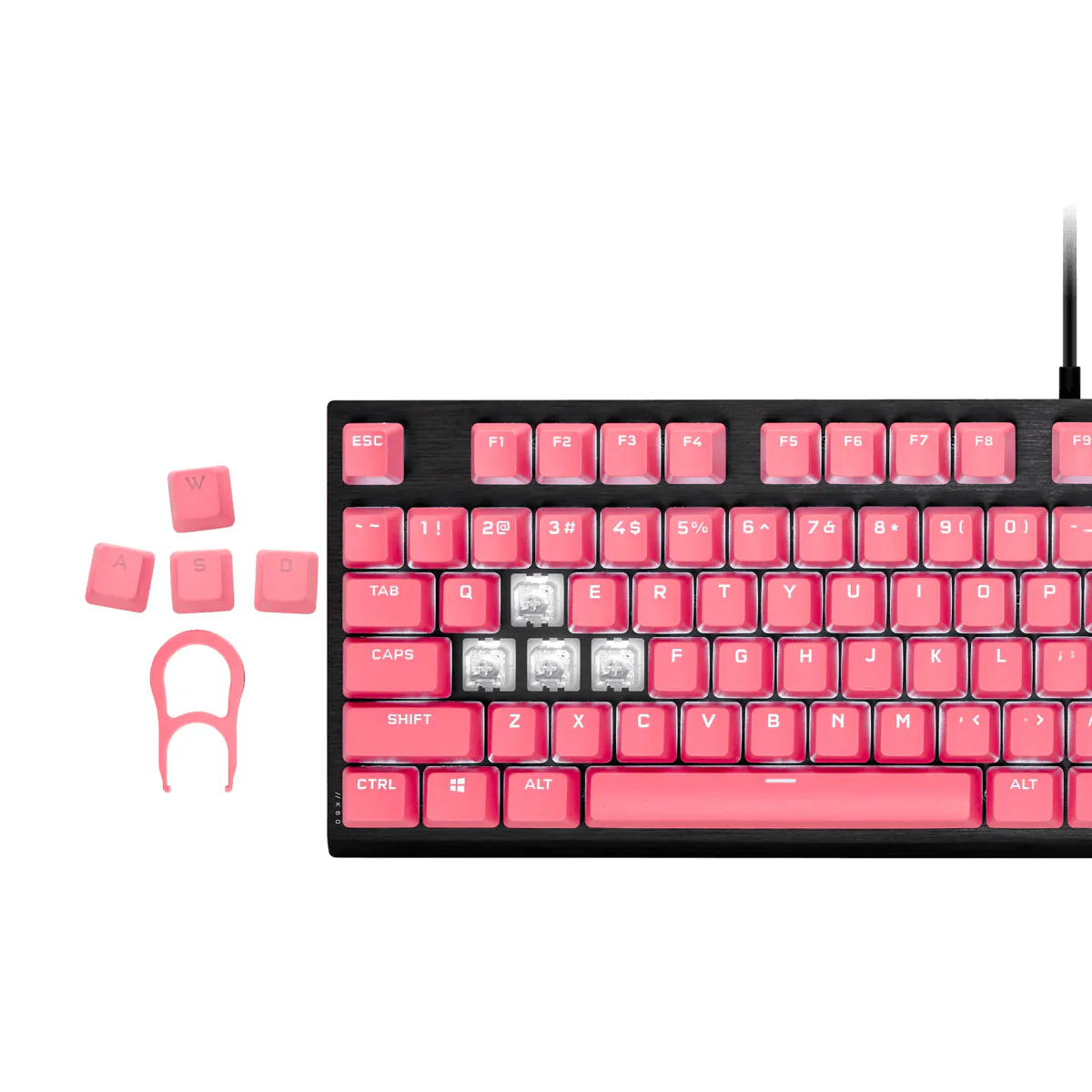 CORSAIR PBT DOUBLE-SHOT PRO KEYCAP MOD KIT (ROGUE PINK) - Image 6