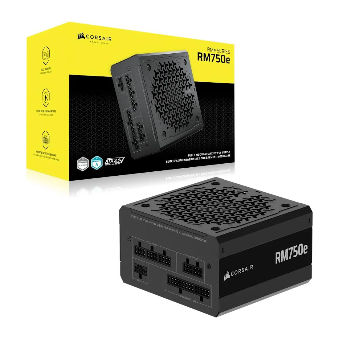 Corsair RMe Series RM750e Fully Modular Low-Noise ATX Power Supply (CP-9020295-NA) - Image 6
