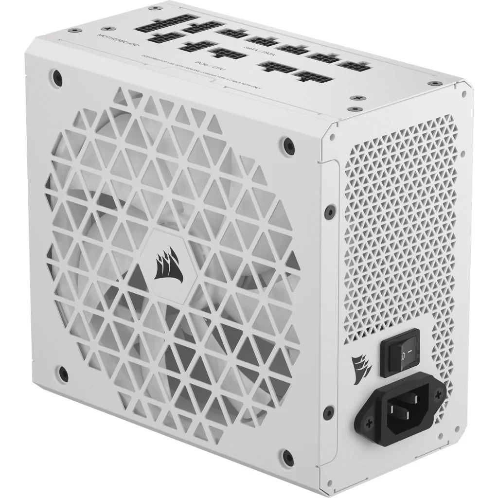 Corsair RMx RM1000x Shift 1000W ATX 80 Plus Gold Fully-Modular ATX Power Supply (White) - Image 2